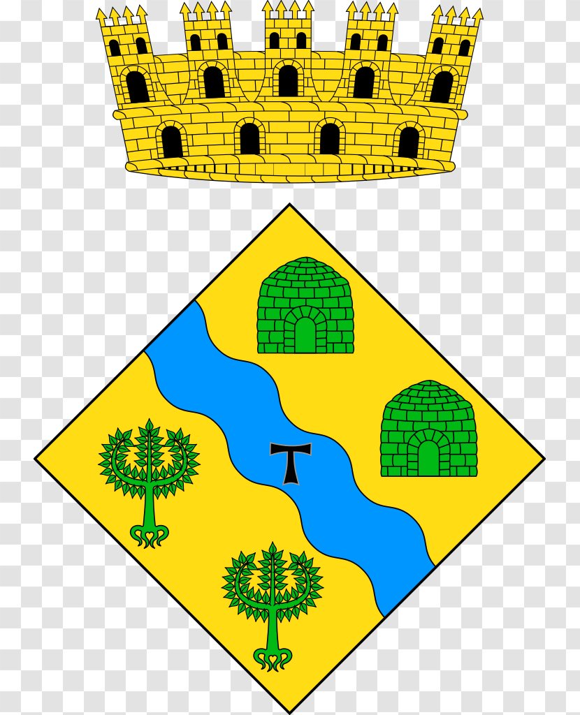 Escut De Lloret Mar Blanes Terrassa Coat Of Arms - English Camp Transparent PNG