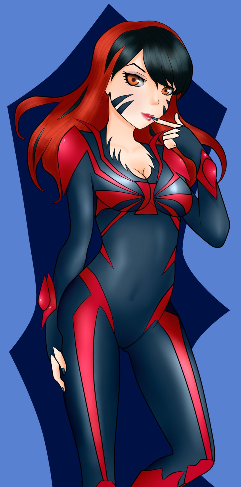 Marvel Avengers Academy Black Widow Venom Female Symbiote - Silhouette Transparent PNG