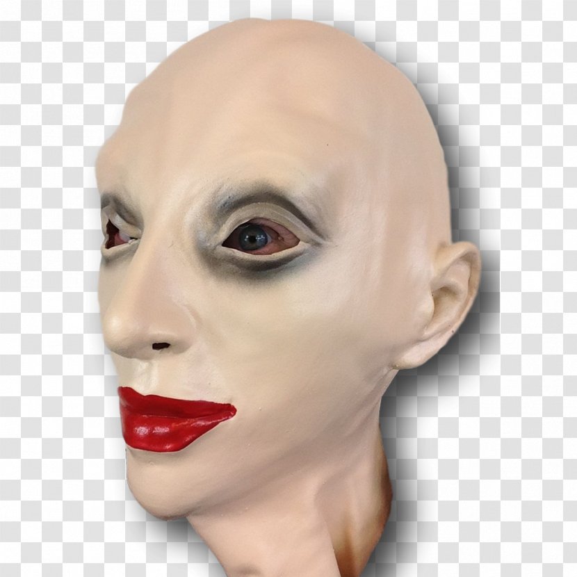 Latex Mask Hair Doll Nose - Watercolor Transparent PNG