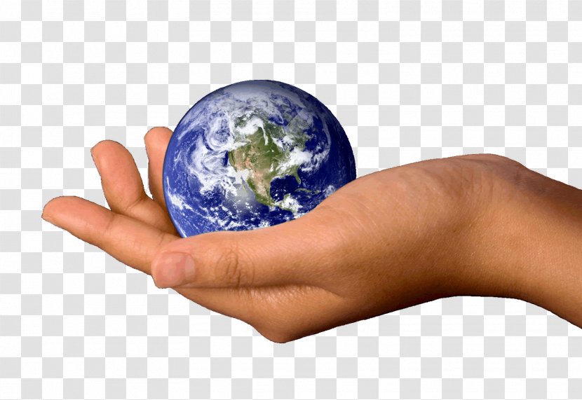 Earth Globe Hand Clip Art - Holding Hands Transparent PNG
