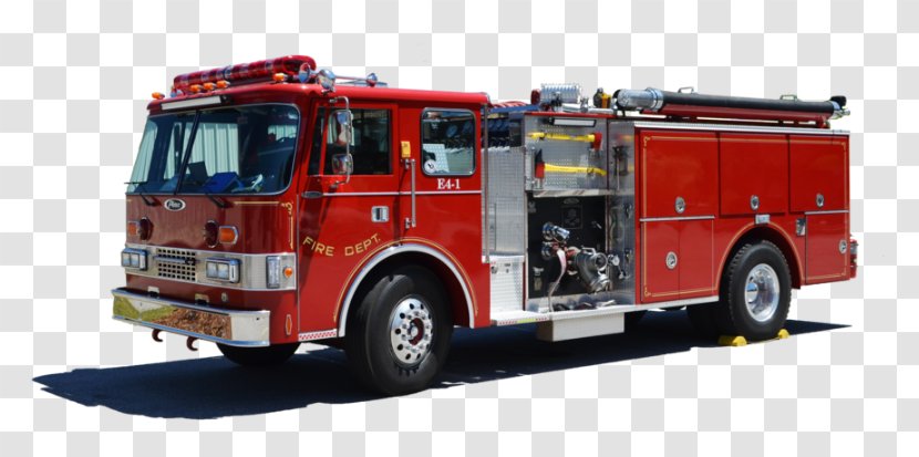 Fire Engine Department Car Motor Vehicle Firefighter - Emergency Transparent PNG
