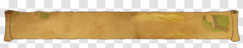 Yellow Wood Rectangle - Scroll Transparent PNG