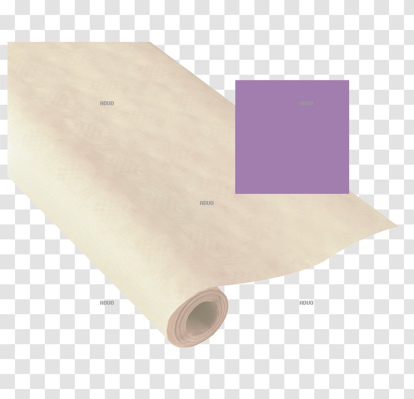 Paper Tablecloth Löpare Material Meter - Lilac - Papper Transparent PNG
