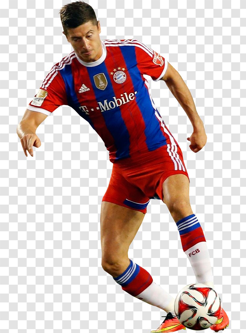 Robert Lewandowski Soccer Player FC Bayern Munich Cheerleading Uniforms Football - Uniform Transparent PNG