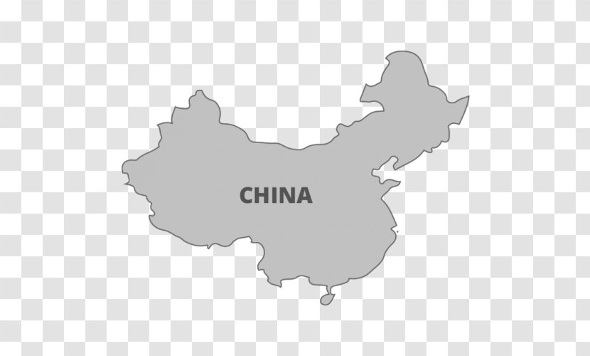 Flag Of China Map - The Republic Transparent PNG