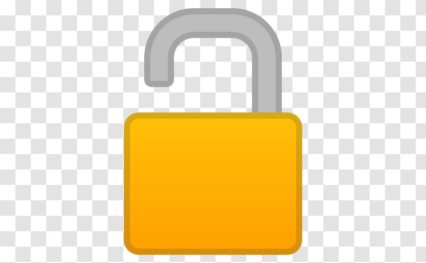 Emoji Lock Image - Padlock Transparent PNG