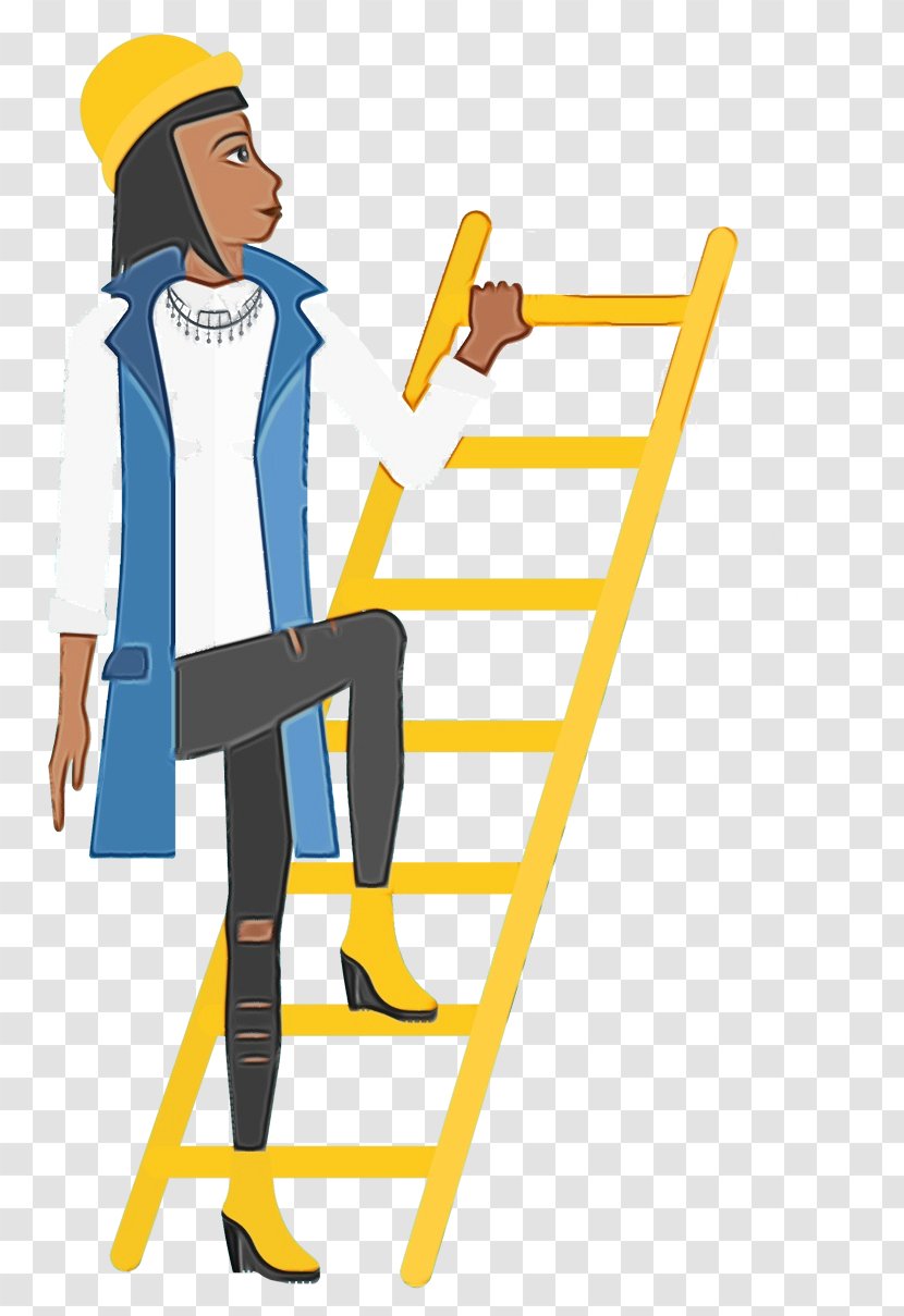 Construction Worker Ladder Clip Art - Paint Transparent PNG
