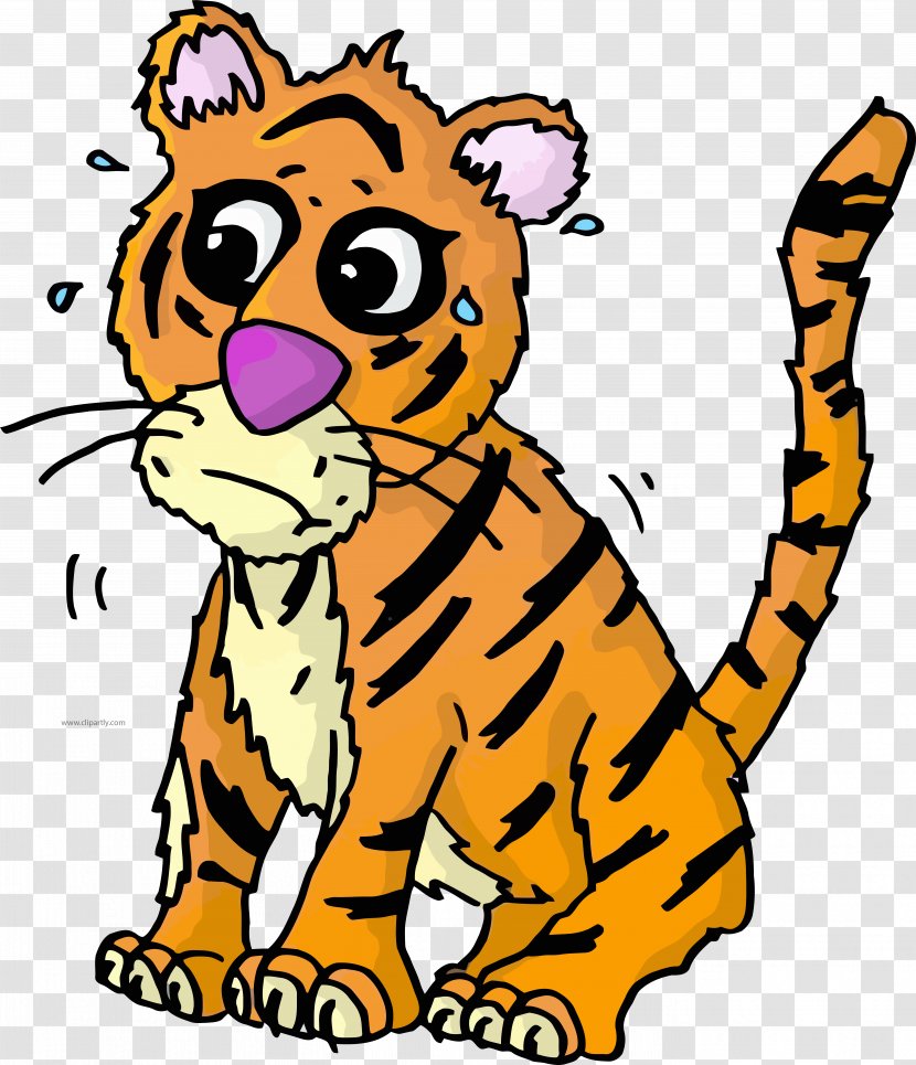 Clip Art Image Illustration Tigger - Royaltyfree - Brown Tiger Transparent PNG