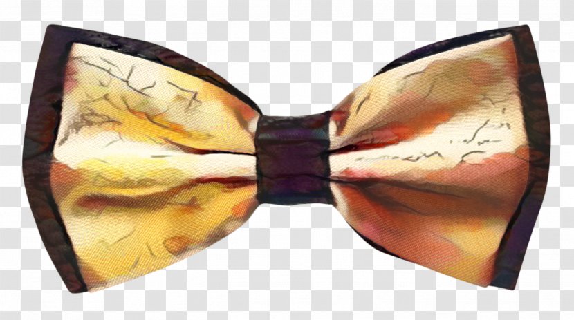 Bow Tie - Yellow - Orange Transparent PNG