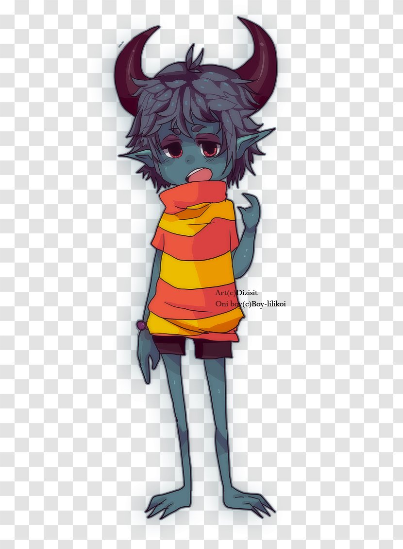 Oni Drawing Illustration Demon Image - Frame - Boy Transparent PNG