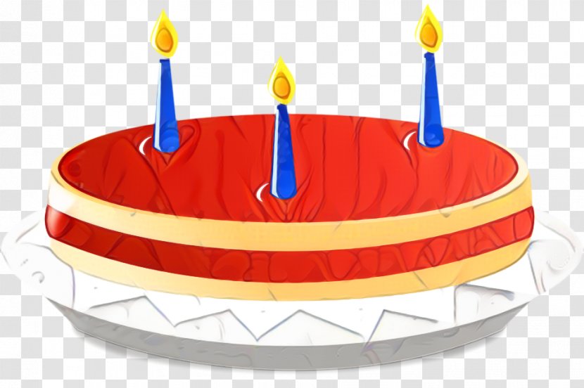 Cartoon Birthday Cake - Candle Holder - Party Supply Dessert Transparent PNG