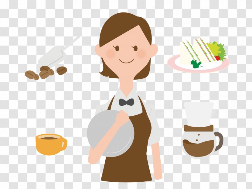 Jardin D'enfants Cafe Coffee Meal - Hand Transparent PNG