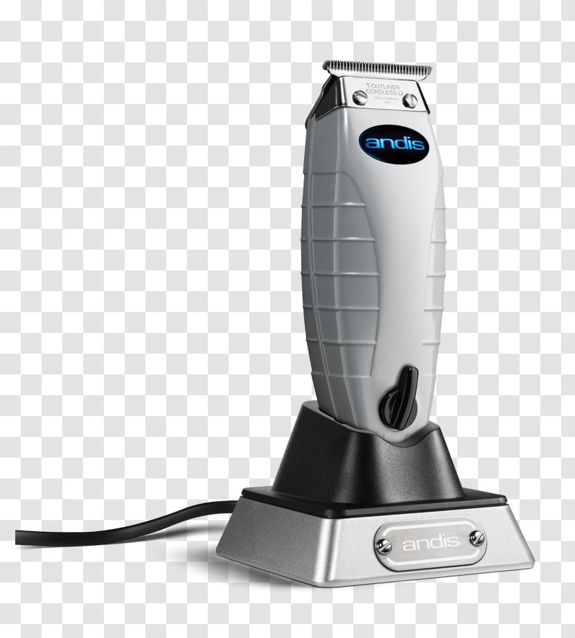 Andis T-Outliner GTO Cordless Hair Clipper Trimmer - Rechargeable Battery - Light Angle Transparent PNG