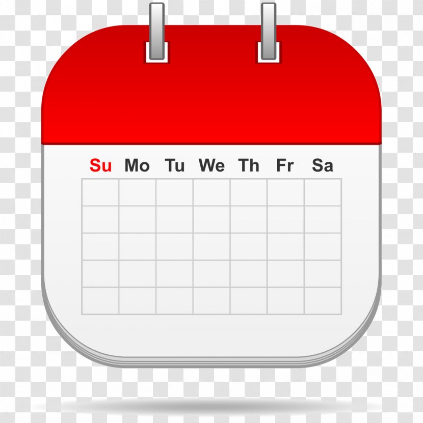 Product Design Calendar Brand Font - Redm - Blank Page Cute Transparent PNG