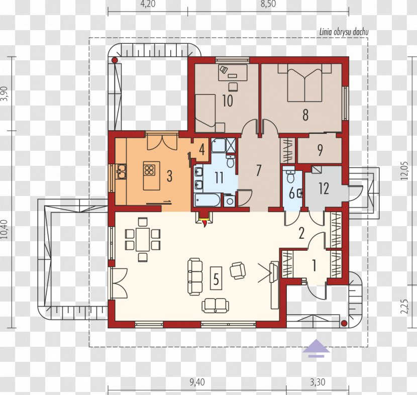 Floor Plan Angle - Design Transparent PNG