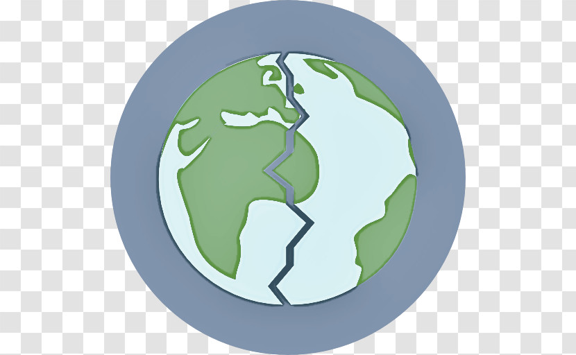 Green Plate Earth World Plant Transparent PNG