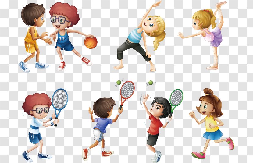 Sport Royalty-free Physical Exercise Illustration - Royaltyfree - Sports Cartoons For Children Transparent PNG