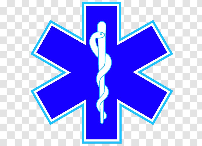 Star Of Life Emergency Medical Services Technician Paramedic Certified First Responder - School Transparent PNG