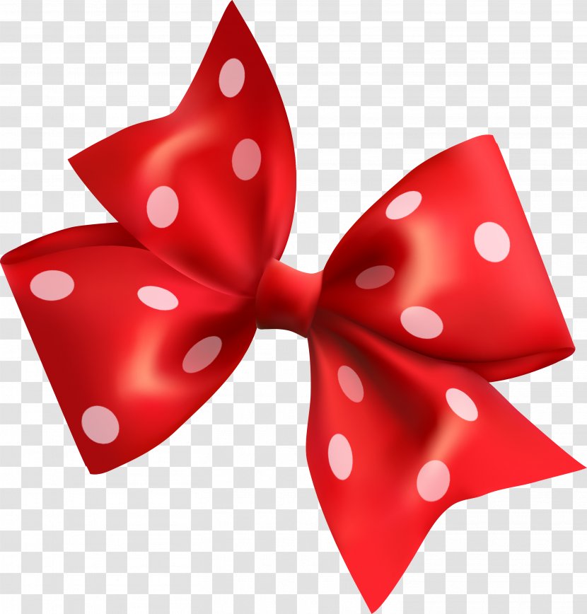 Gift Ribbon Clip Art - Simple Red Bow Tie Transparent PNG