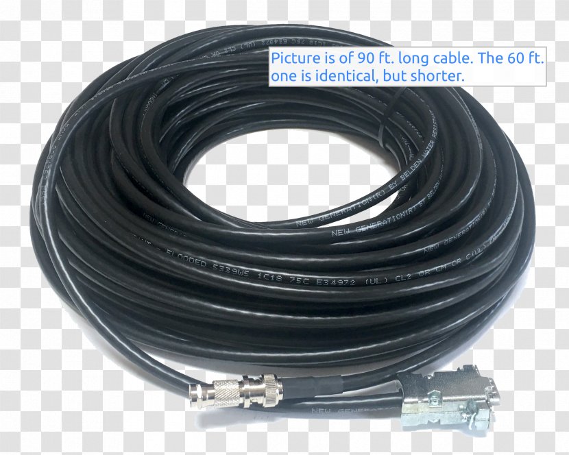 Coaxial Cable Wire Electrical Network Cables Shielded - And Transparent PNG