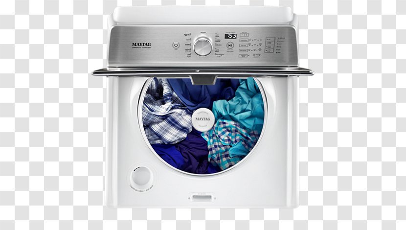 Maytag MVWB766F MVWB765FW Washing Machines Laundry - Electricity - Top Loading Machine Logo Transparent PNG