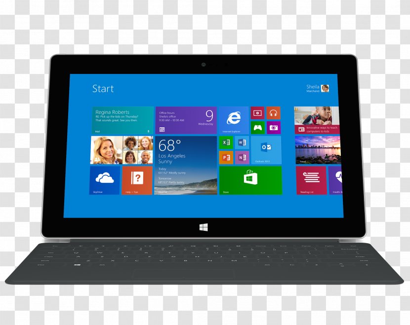 Surface Pro 2 Laptop - Desktop Computer Transparent PNG