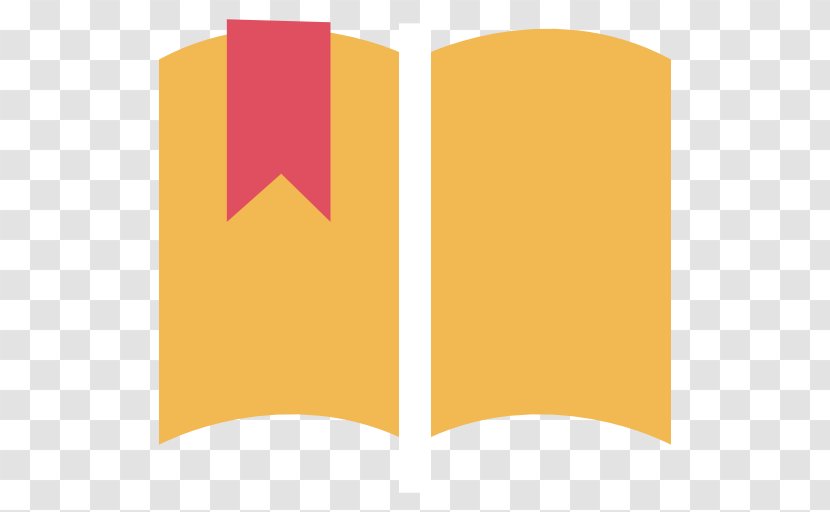 Line Brand Angle - Orange - Open Book Transparent PNG