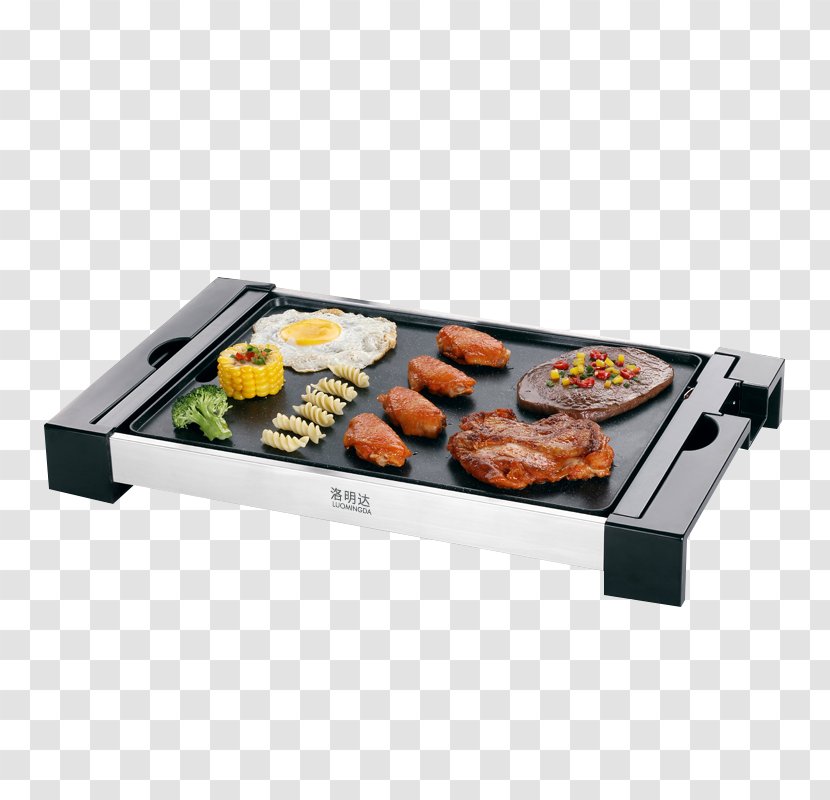 Barbecue Teppanyaki Furnace Grilling Electricity - Heart - Smokeless Korean Transparent PNG