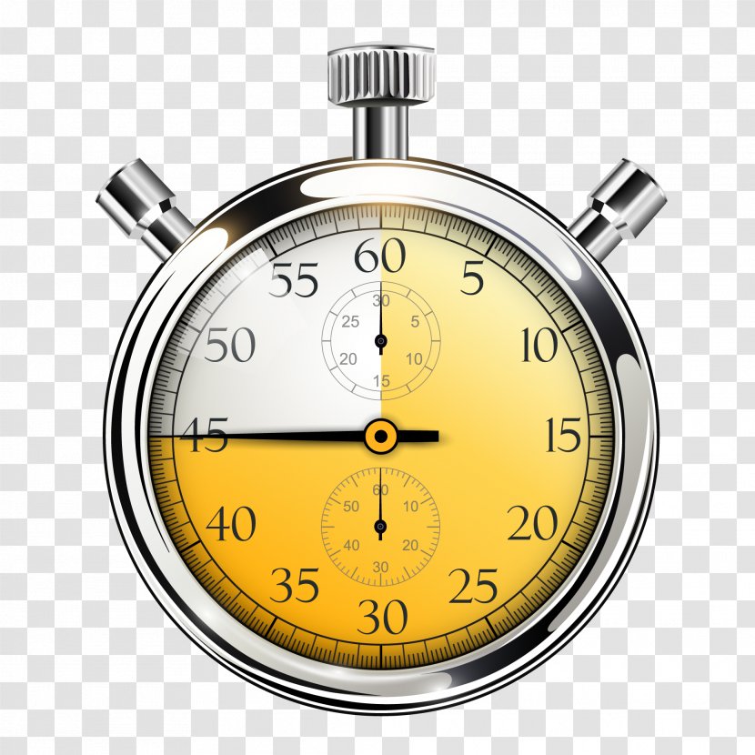 Stopwatch Stock Photography Second Clip Art - Watch - Creative Barometer Transparent PNG