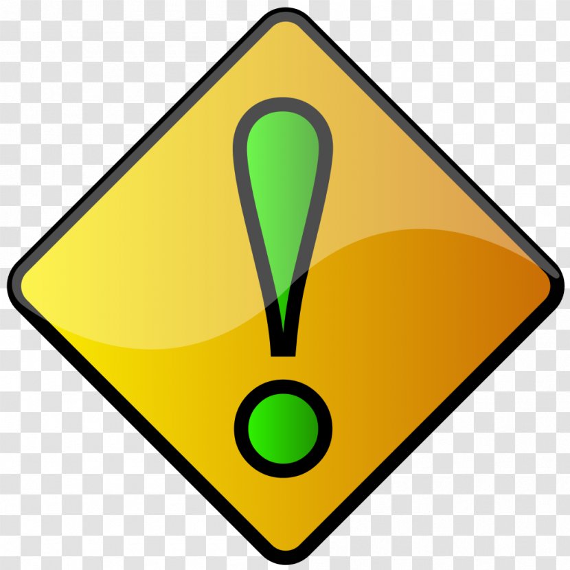 Traffic Sign Warning Driving Test Driver's License - Yellow - Notice Transparent PNG