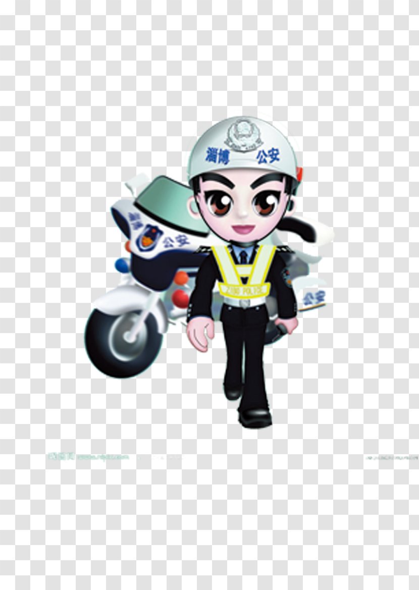 Police Officer Cartoon Traffic Public Security Sina Weibo - Avatar - Female Transparent PNG