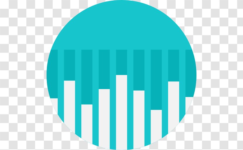 Bar Chart Infographic Diagram - Blue - Slicing Transparent PNG