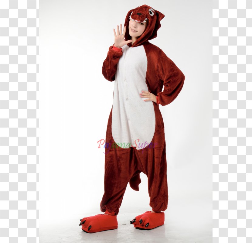 Pajamas Onesie Gray Wolf The Walt Disney Company Kigurumi - Zipper - Animal Costume Transparent PNG