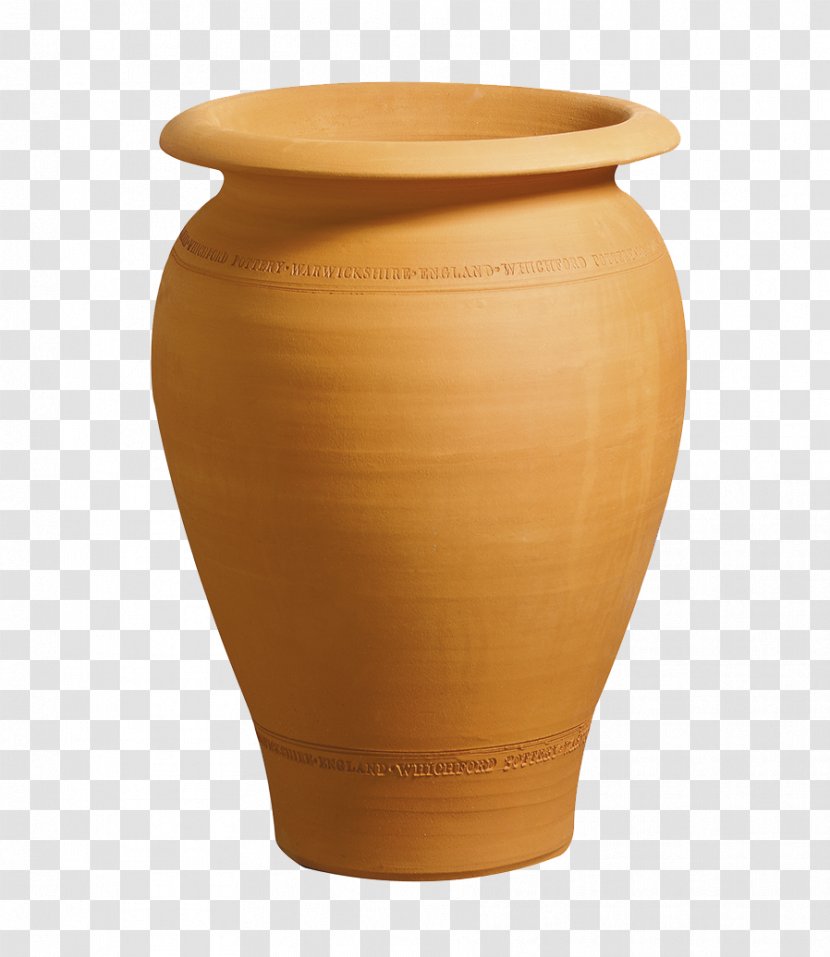 Vase Pottery Ceramic Flowerpot Jar - Orange - Pots Transparent PNG
