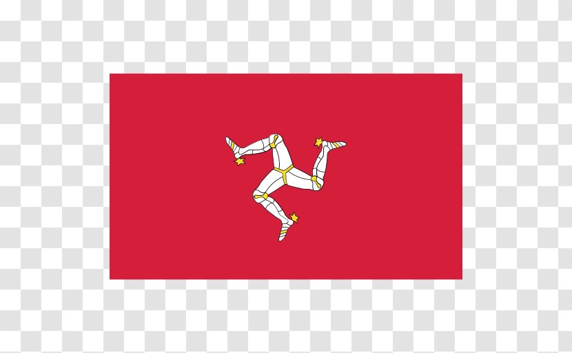Flag Of The Isle Man Triskelion National Transparent PNG
