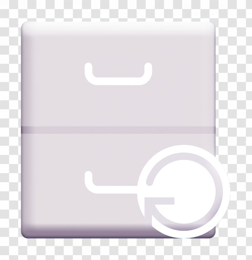 Interaction Assets Icon Archive Document - White - Rectangle Material Property Transparent PNG