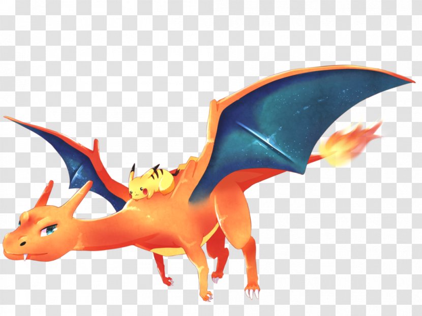 Pokémon X And Y Pikachu Ash Ketchum Dragon Charizard - Mythical Creature Transparent PNG