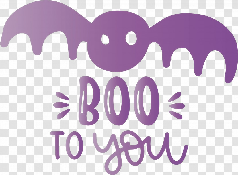 Boo Happy Halloween Transparent PNG
