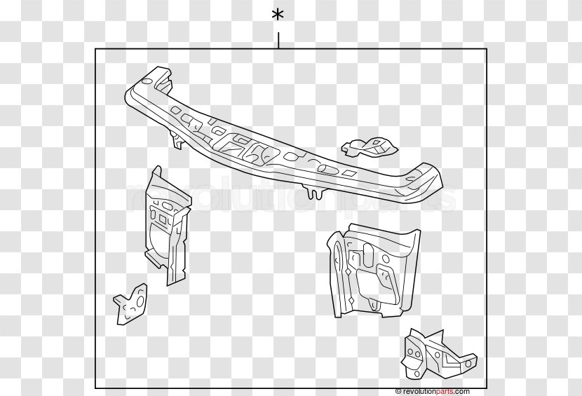 2008 Pontiac Torrent /m/02csf Line Art Drawing - Diagram - CAR Radiator Transparent PNG