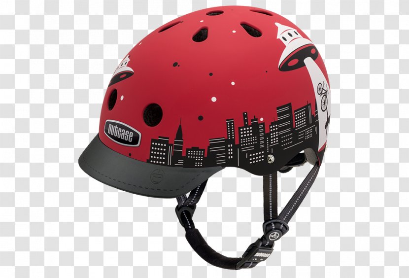 Bicycle Helmets Motorcycle Skateboarding - Hard Hat - Alien Abduction Transparent PNG