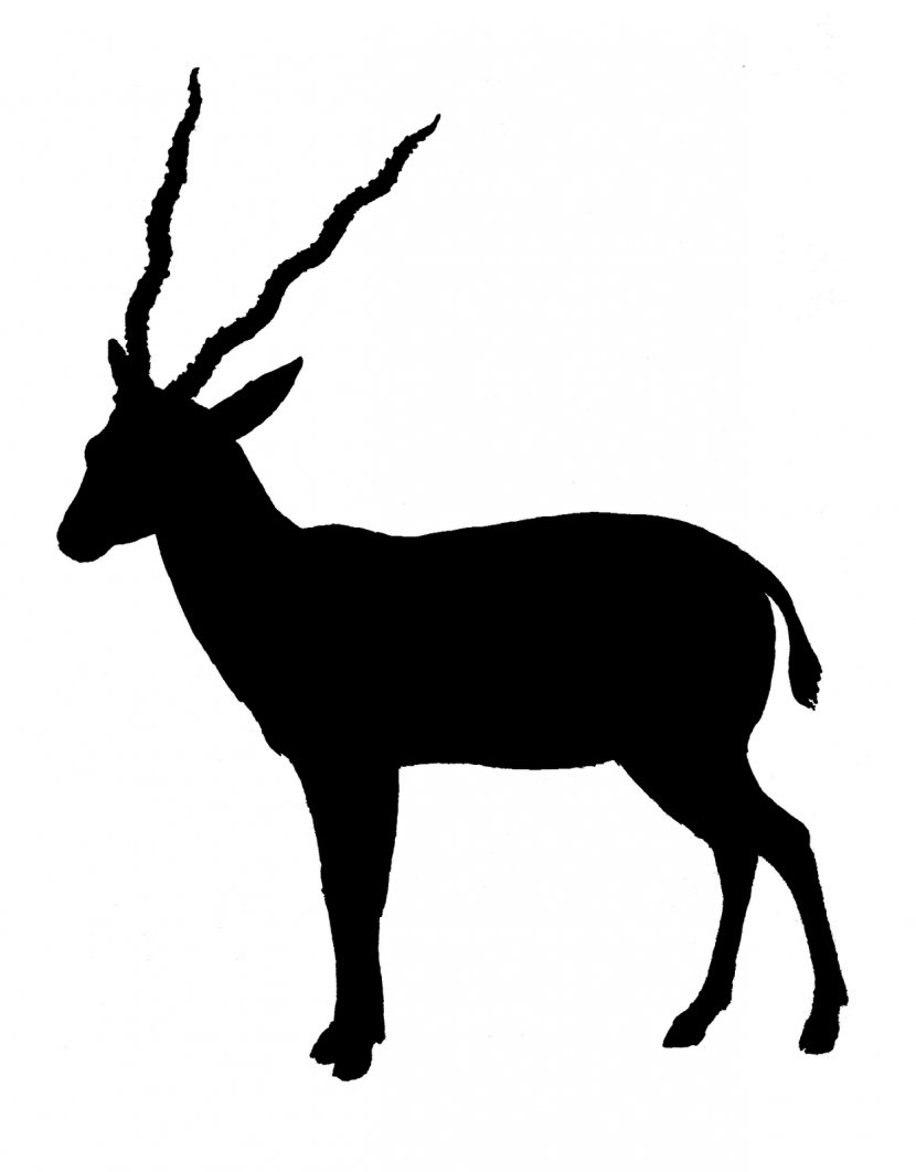 Antelope Gazelle Pronghorn Silhouette Clip Art - Deer - Animals Transparent PNG