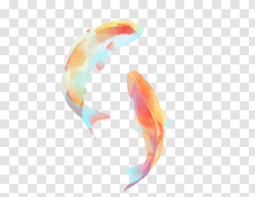 Koi Watercolor Painting Fish Clip Art - Drawing Pisces Pattern Transparent PNG