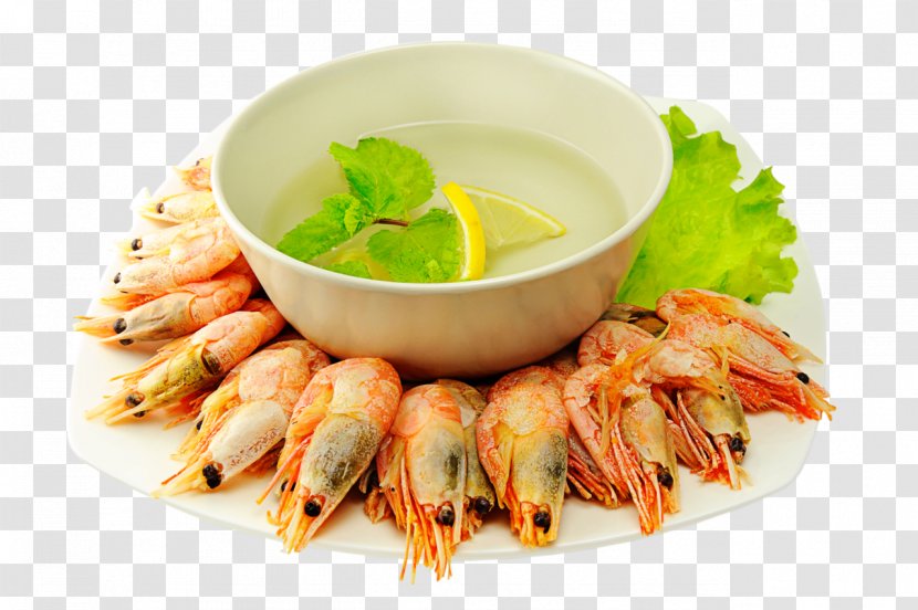 Beer Caridea Shashlik Sushi Hors D'oeuvre - Dip - Shrimps Transparent PNG