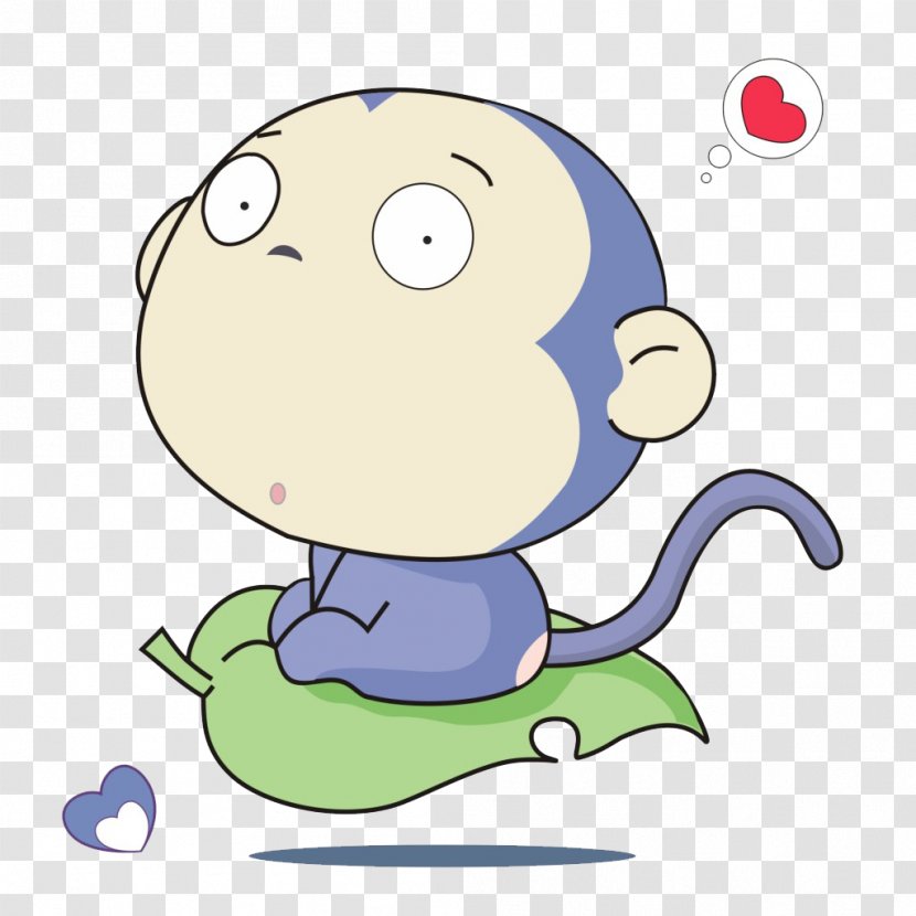 Monkey Moe Cuteness Cartoon - The Flew Away Transparent PNG