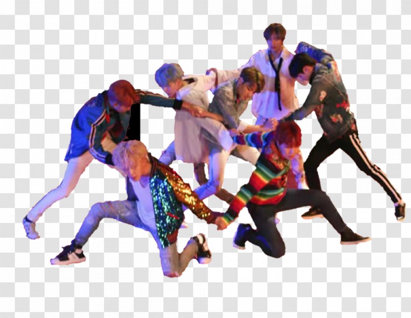 BTS DNA Love Yourself: Her Go MIC Drop - Fun - Group Dance Transparent PNG