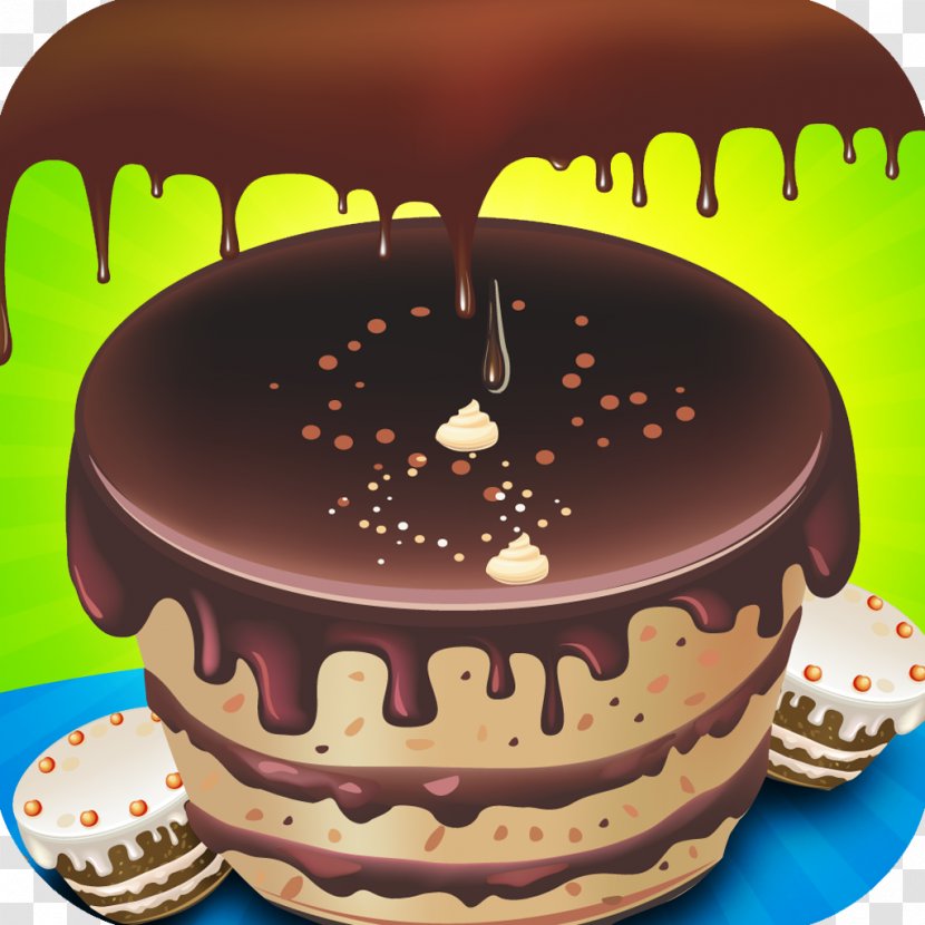 German Chocolate Cake Birthday Cupcake Sponge - Ganache - Bakery Transparent PNG