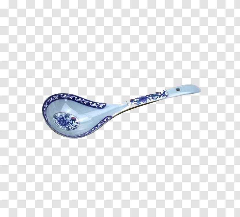 Jingdezhen Porcelain Ceramic Blue And White Pottery - Chinese Ceramics - Pattern Spoon Transparent PNG