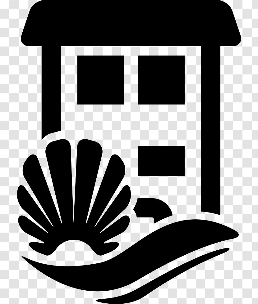 House Icon - Logo - Blackandwhite Transparent PNG