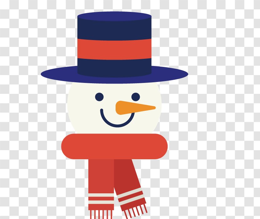 Christmas - Art - Winter Snowman Vector Transparent PNG