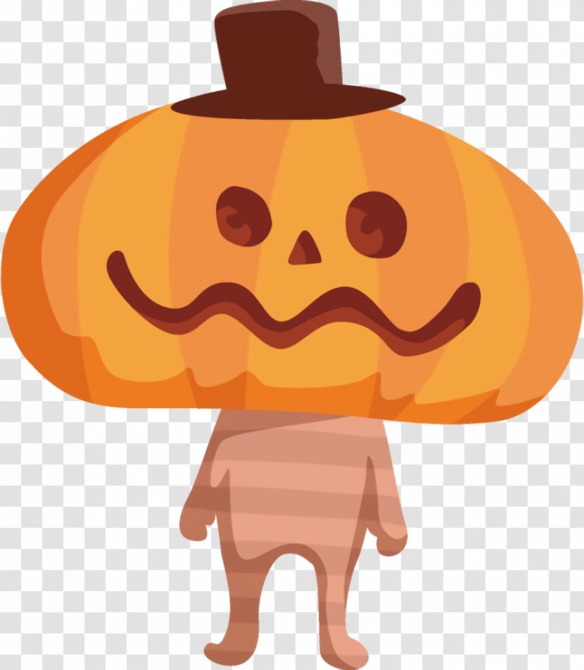 Orange - Headgear - Pumpkin Smile Transparent PNG